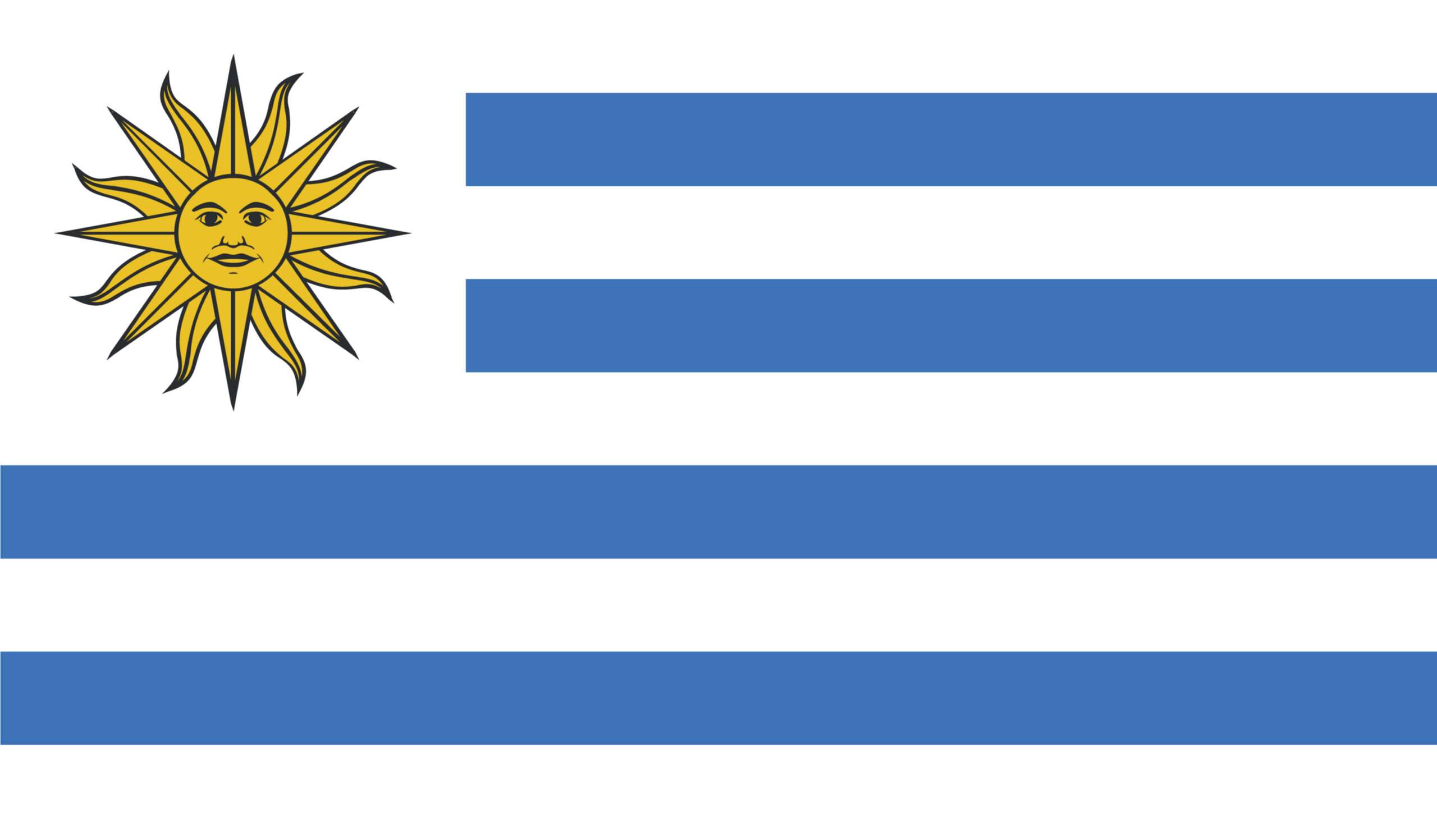 image of uruguay flag