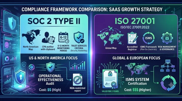 SOC 2 Type II vs ISO 27001: